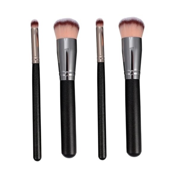 minkissy 4 Pièces Pinceau De Maquillage Cosmétique Affronter Mouchoirs Porte-gobelet Fond De Teint Maquillage Pour Les Yeux B