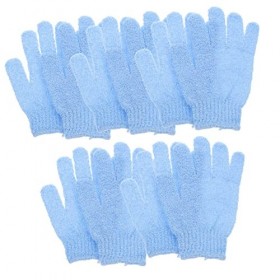 FRCOLOR 10 Pièces De Bain à Cinq Doigts Marionnette De Bain Pour Tout-petit De Récurage De Luffa Nettoyants Pour Le Corps Épo