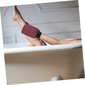 2 Pièces Serviette De Bain Exfoliant pour La Peau Laveur De Bain Autobronzant Exfoliants pour Le Bain De Bain Nettoyage en Pr