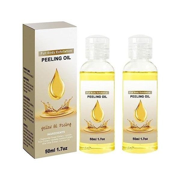 Ultimate Full Body Exfoliant Oil - Formule Éclaircissante Ultra Puissante Pour Les Peaux Foncées - Nettoyage En Profondeur De