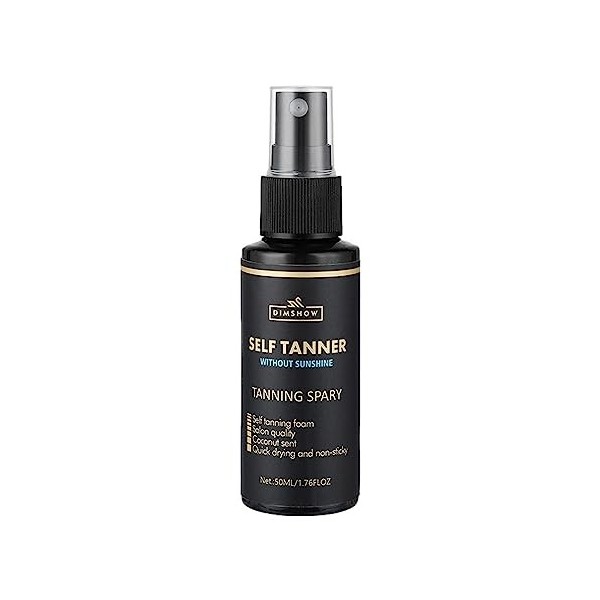 Spray Bronzant Autobronzant | Spray Bronzant Visage Corps | bronzage sans soleil dapparence naturelle pour la plage, les tra