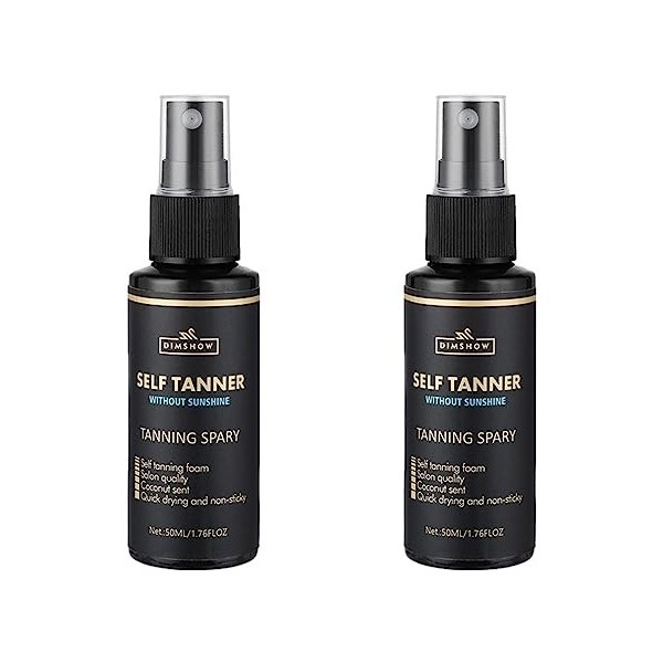 Spray Bronzant Autobronzant | Spray Bronzant Visage Corps | bronzage sans soleil dapparence naturelle pour la plage, les tra