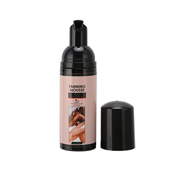 Mousse bronzante été corps visage sans soleil 60ML mousse autobronzante hydratante peau, pour femme