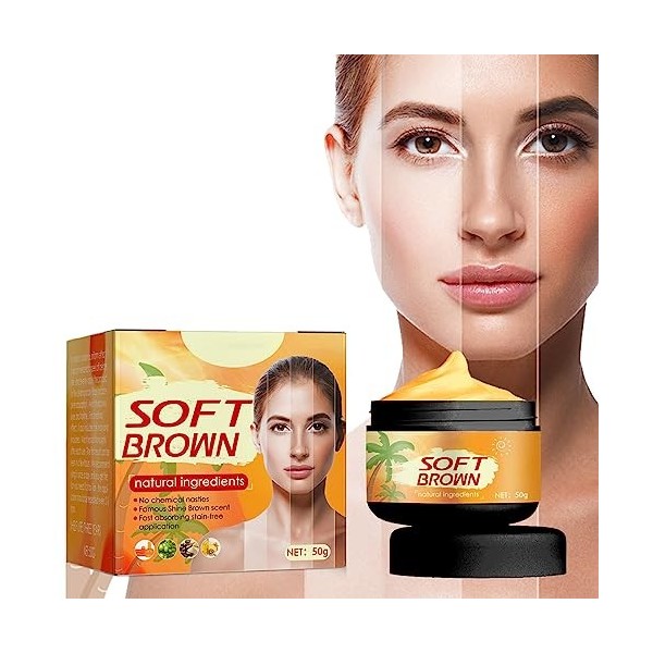 Accelerateur de Bronzage, Activateur de Bronzage, Autobronzants Pour Le Corps, Intensive Tanning Gel, Crème Accélérateur de B