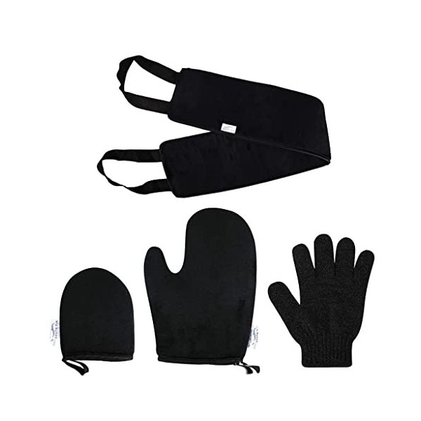 Oshhni Ensemble de Gants Autobronzants Flexibles pour une Application Facile de la Lotion Bronzante - 04