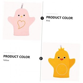 DOITOOL 2 Pièces De Bain De Dessin Animé Autobronzant De Nettoyage De Salle De Bain Frotter Les Serviettes De Bronzage Enfant