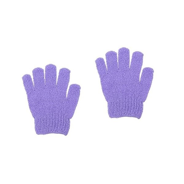 Beavorty 20 Pièces De Bain à Cinq Doigts Gommage Éponge De Bain Pour Tout- Marionnette De Bain Pour Tout- Peau De Bébé Nylon 