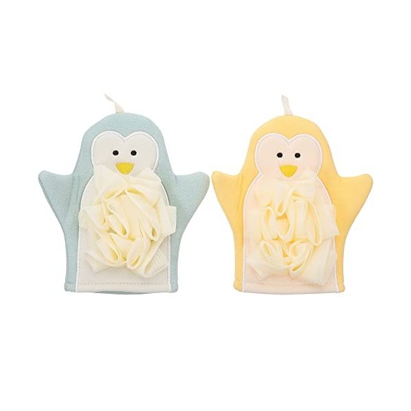 2 Pièces De Bain De Dessin Animé De Bain Exfoliants Lotion Bronzante Autobronzante Exfoliants Beauté De Bronzage De Bébé Prop