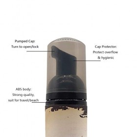 Crème bronzante, lotion autobronzante Soins de la peau forts et pratiques Emballage de matériel ABS 100 ml Crème bronzante sa