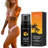 Générique Mousse Autobronzante Visage & Corps,Mousse autobronzante pour un bronzage Naturel Sans Exposition au Soleil,Hydrata