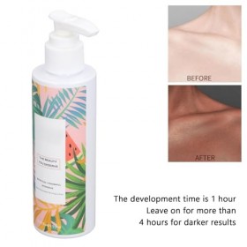 Lotion Bronzante Soleil, Nourrissante 150 Ml, Autobronzante Facile à Appliquer pour les Types de Peau