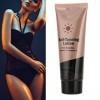 Natudeco 125ml Sunless Tanner Mousse Crème autobronzante Lotion bronzante hydratante pour peau bronzante Crème de soin person