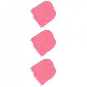 POPETPOP 3 Paires De Bain En Cire De Bain En Paraffine Autobronzant De Spa Chauffant Chauffe-cire Remplis De Paraffine Mitain