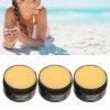 Crème Autobronzante Auto 3 Pièces 120g Crème Accélérateur de Bronzage pour un Bronzage Plus Rapide Crème Efficace pour le Cor