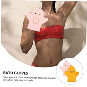 4 Pièces De Bain De Dessin Animé Boule De Bain Exfoliante De Douche De Dessin Animé Autobronzant De Bain Manquer Brosse Filet