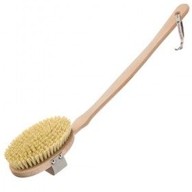 Brosse Pour Le Corps de Qualité Supérieure Avec Longue Manche Détachable et Poils de Cactus Très Fermes