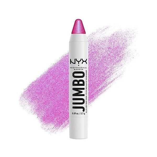 NYX Professional Makeup Crayon Highlighter pour le Visage Jumbo Multi-Use Face Stick, Couleur Intense, Crayon Highlighter Mul