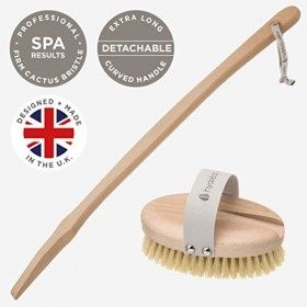 Brosse Pour Le Corps de Qualité Supérieure Avec Longue Manche Détachable et Poils de Cactus Très Fermes