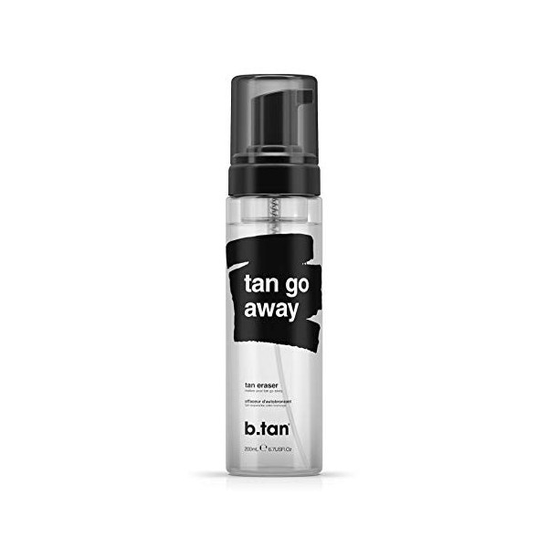 b.tan Gomme autobronzante,Tan Go Away – Retirez votre vieux autobronzant et laisse la peau parfaitement préparée pour votre p