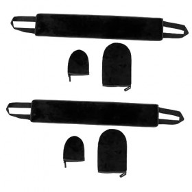 Lot de 6 floqués huilés auto-bronzants pour le dos, applicateurs de bronzage, applicateurs de lotion de bronzage, auto-bronza