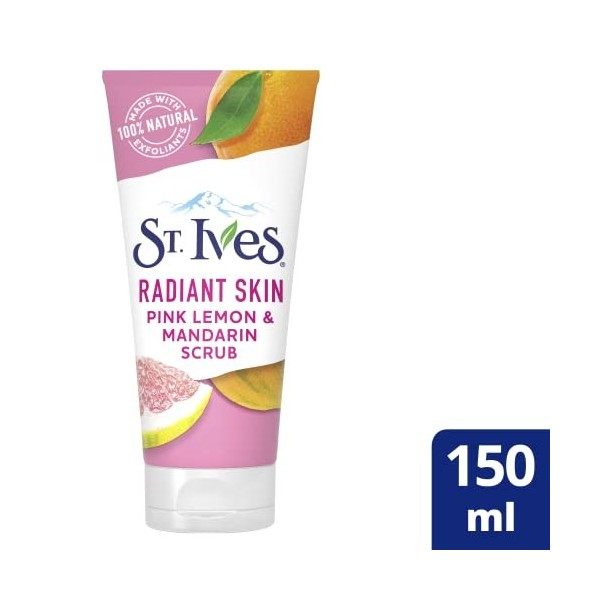 St. Ives Even & Bright Pink Gommage citron et orange - 150 ml