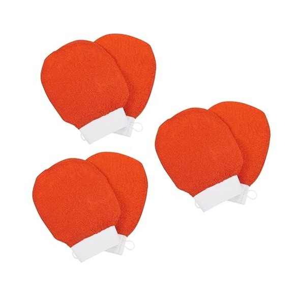 Beavorty 6 Pièces De Bain De Douche De Massage Baxk Éponges Pour Le Bain Autobronzant Bain Douche De Gommage Pour Le Bain Luf