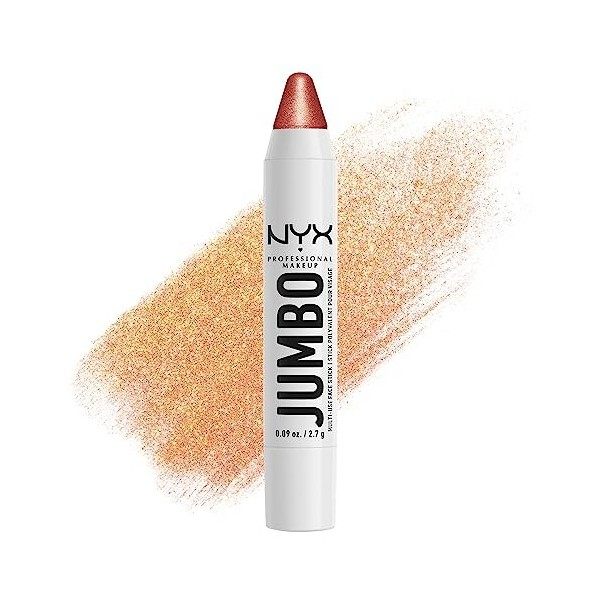 NYX Professional Makeup Crayon Highlighter pour le Visage Jumbo Multi-Use Face Stick, Couleur Intense, Crayon Highlighter Mul