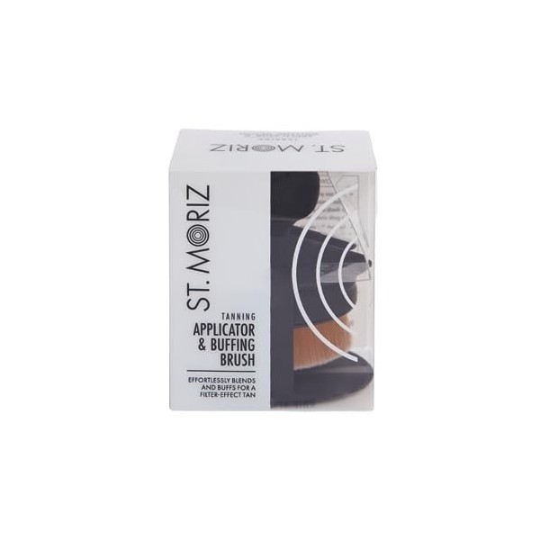 St Moriz Pinceau applicateur autobronzant | Pour le visage, le corps et les zones difficiles à atteindre | Pour une couvertur