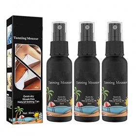 YOOUS Spray de Bronzage Brun, Spray de Bronzage Naturel sans Soleil de Longue durée, Spray de Bronzage autobronzant, ingrédie