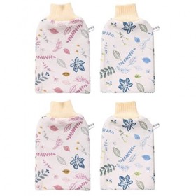 FRCOLOR 4 Pièces De Bain De Boue De Exfoliant Laveur De Corps De Bain Masseur Exfoliant Pour Le Corps De Récurage Brosse Pour