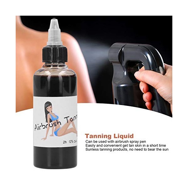 Liquide autobronzant, liquide de bronzage pratique pour un usage domestique