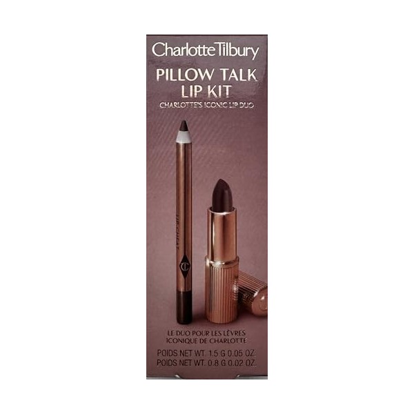 Charlotte Tilbury | Mini Pillow Talk Lip Kit | Pillow Talk Intense