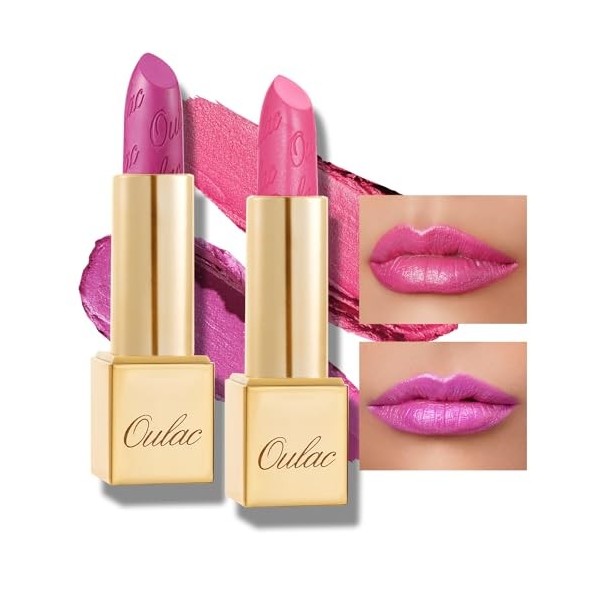 Oulac Metallic Shine Lipstick Set