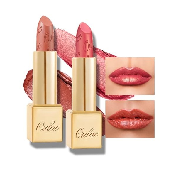 Oulac Metallic Shine Lipstick Set