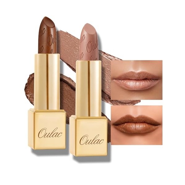 Oulac Metallic Shine Lipstick Set