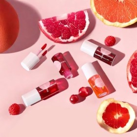 Mini Lip Tint Korean, 4 Couleurs Mini Liquide Lipstick, Rouge à Lèvres Hydratant Brillant à Lèvres Naturel, Tenue Longue Duré