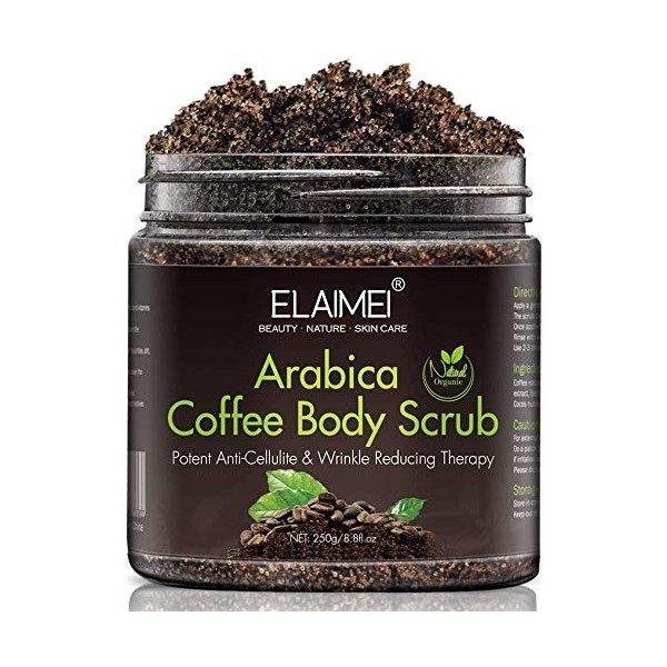 Exfoliant pour le Corps avec Sel de la Mer Morte et du Café