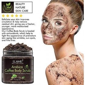 Exfoliant pour le Corps avec Sel de la Mer Morte et du Café