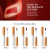 5 couleurs rouge à lèvres mate, teinture à lèvres mate velvet, brillant à lèvres hydratant imperméable à l’eau longue durée