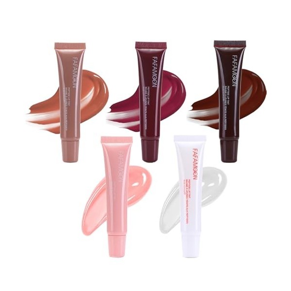 Welhammsae 12 Couleur Set Rouge à Lèvres Liquide, Mat Hydratant Scintillant Longue Durée Antiadhésif Brillant à Lèvres, Maqui