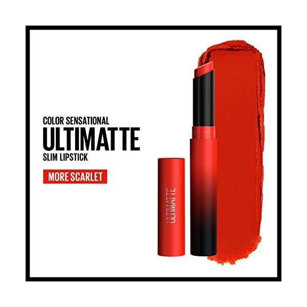 Maybelline Color Sensational Ultimatte Lipstick - 299 More Scarlet