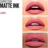 Maybelline New York Superstay Matte Ink Lip Color 15 Lover Superstay Mat Ink Lip Color 125 Inspires - 2 Roseburst avec applic