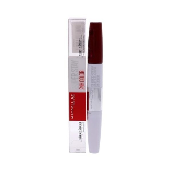 Maybelline Superstay 24H Pintalabios Larga Duración, Tono 542 Cherry Pie Color Rojo