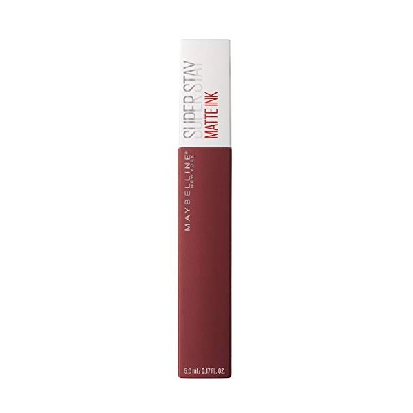 Maybelline Superstay Matte Ink Pintalabios Líquido Mate Tono 50 Voyager Color Vino