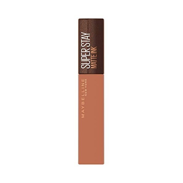 Maybelline Superstay Matte Ink Pintalabios Líquido Mate Tono 255 Chai Genius Color Nude