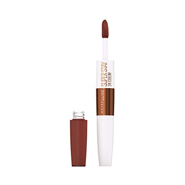 Maybelline New York Super Stay 24H Rouge à lèvres liquide et longue tenue, n° 900 Mocha Moves, 5 g.