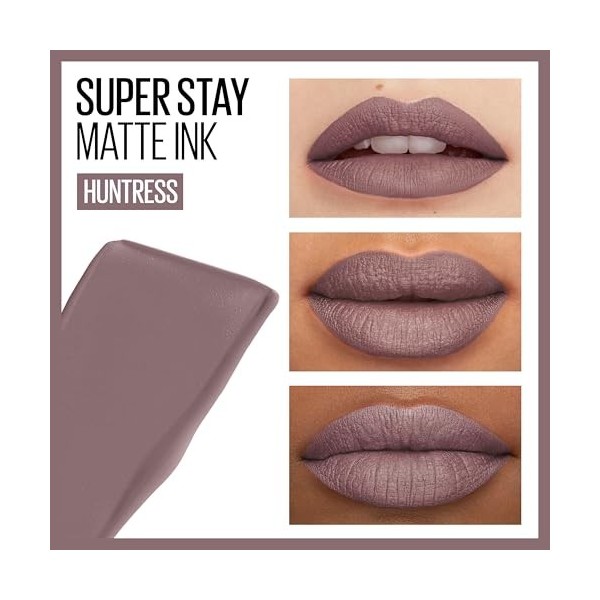 Maybelline SuperStay Matte Ink Un-nude Liquid Lipstick, Huntress, 0.17 fl. oz.