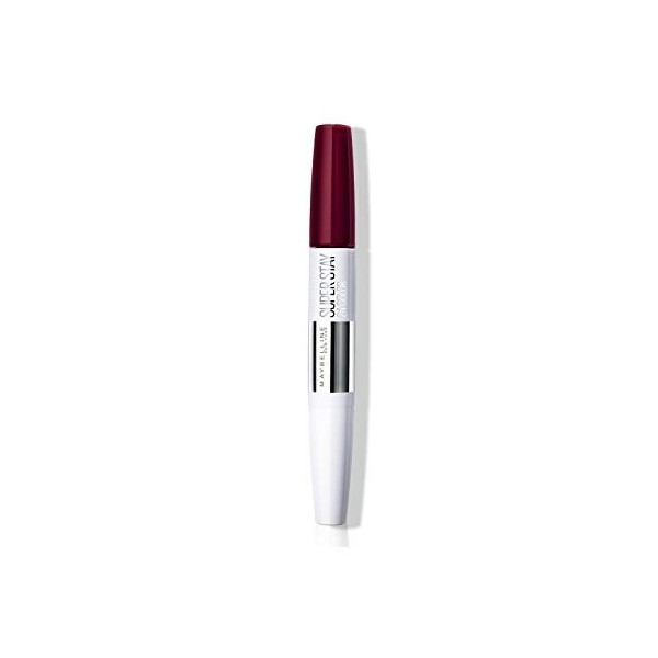 Maybelline super stay 24h color intensive lip color et baume 2 en 1 couleur pourpre