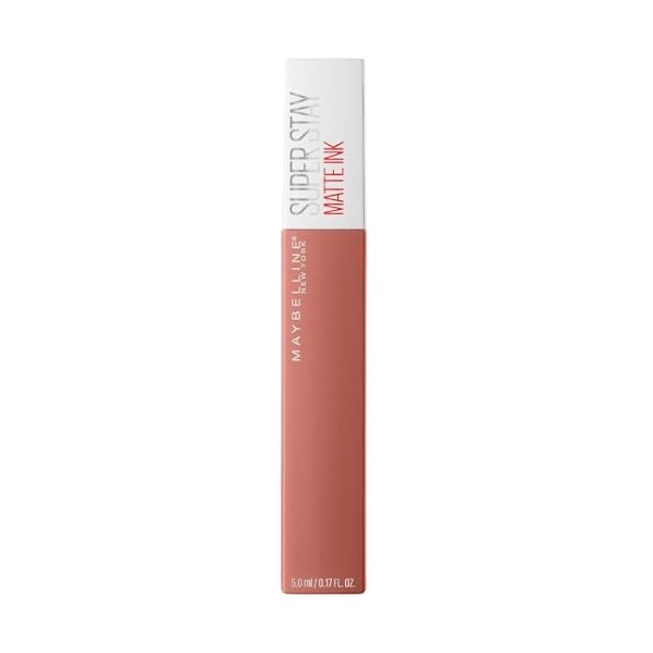 Maybelline New-York – Rouge à Lèvres Mat Liquide – Longue Tenue – Superstay Matte Ink – Teinte : Seductress 65 - 5 ml