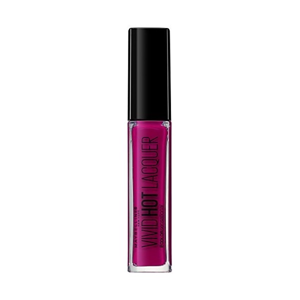 GEMEY MAYBELLINE New York Vivid Hot Lacquer Rouge à lèvres Fuchsia 68 Sassy